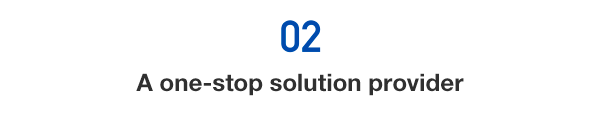 02) Our comprehensive services extend from planning through development and management.