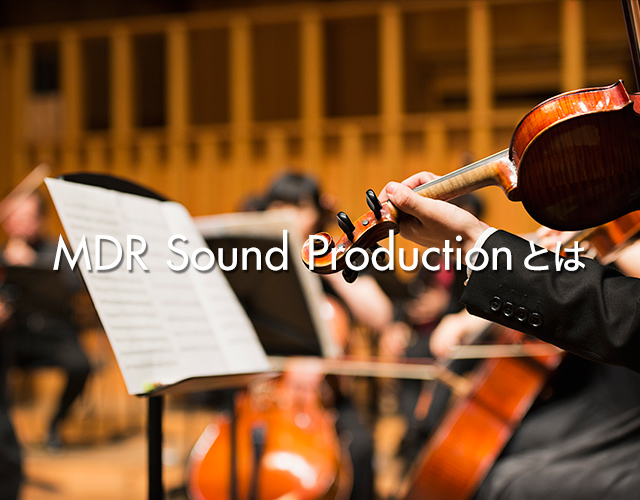 MDR Sound Productionとは